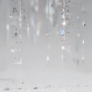 sparkles white background