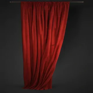 red curtain png