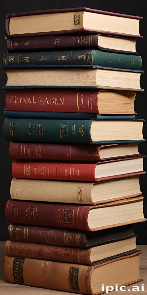 book stack png
