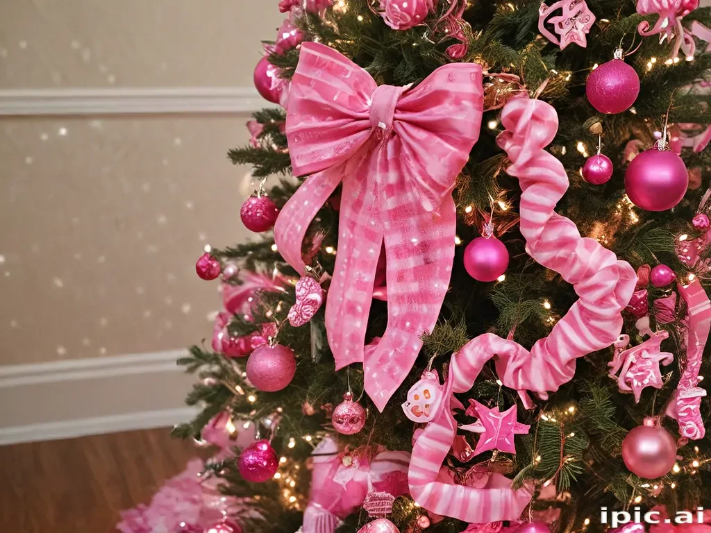 pink christmas pictures