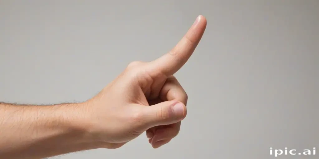 pointing finger png