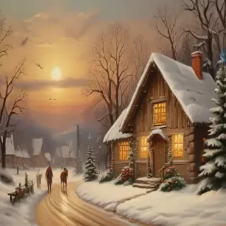 antique christmas images