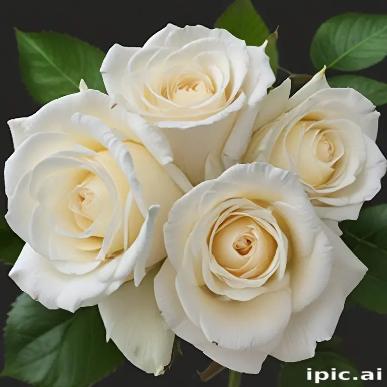 white roses png