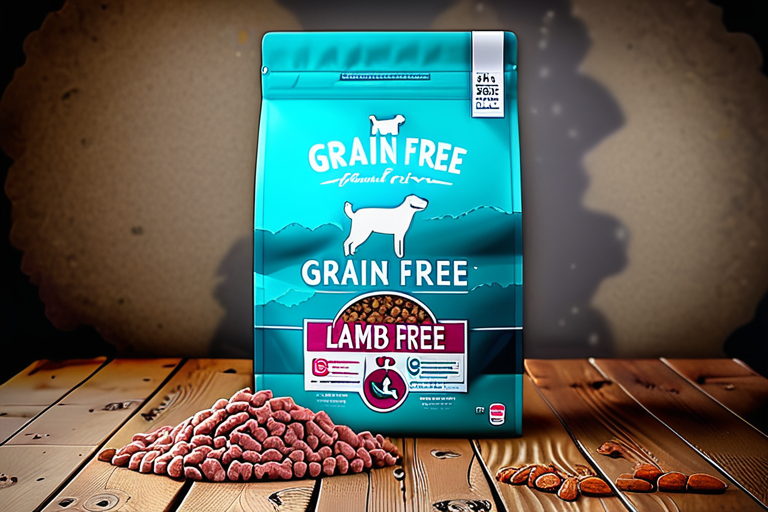 grain free lamb dog food