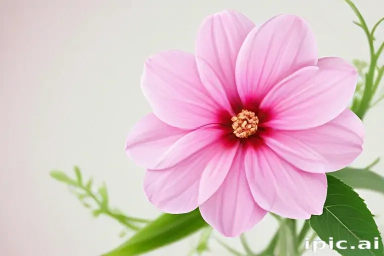 pink flower transparent background