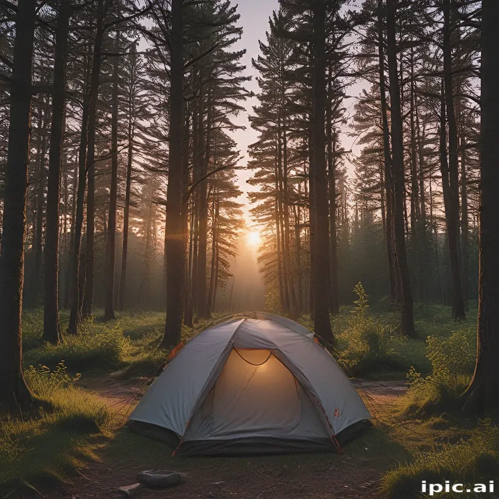 camping background pic