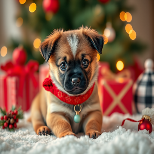christmas puppy desktop backgrounds