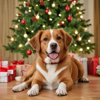 dog pictures christmas