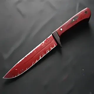 bloody knife aesthetic