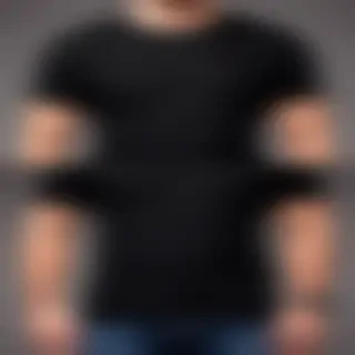 black mockup shirt