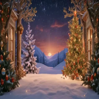 pretty christmas background