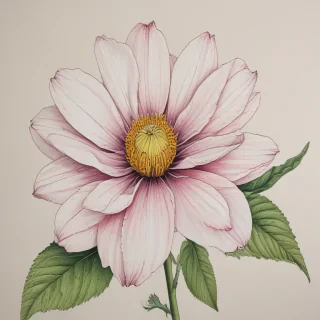 flower color drawings