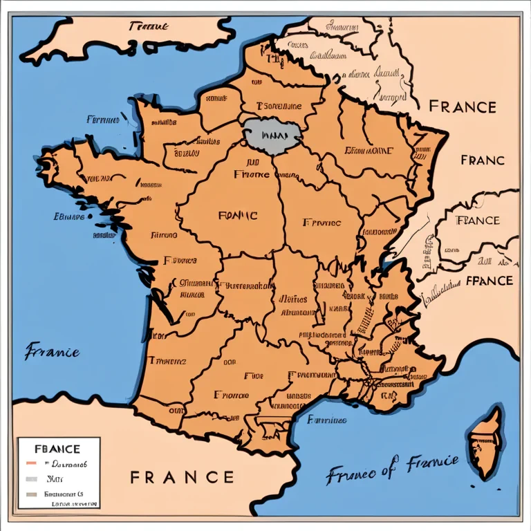 map of france