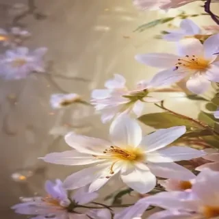 light flower background