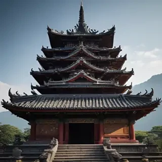 temple background