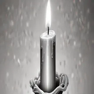 candle drawing