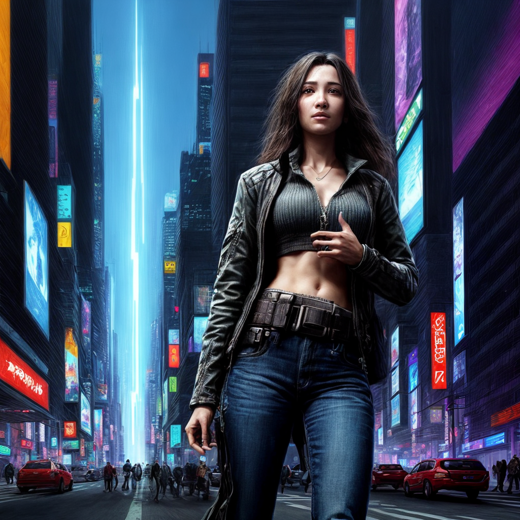 Most beautiful joyful great awaking art, Cyberpunk art