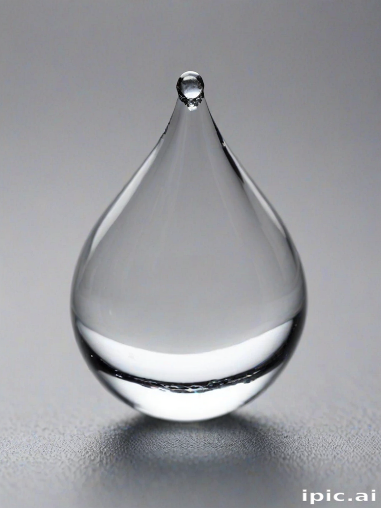 transparent water drop