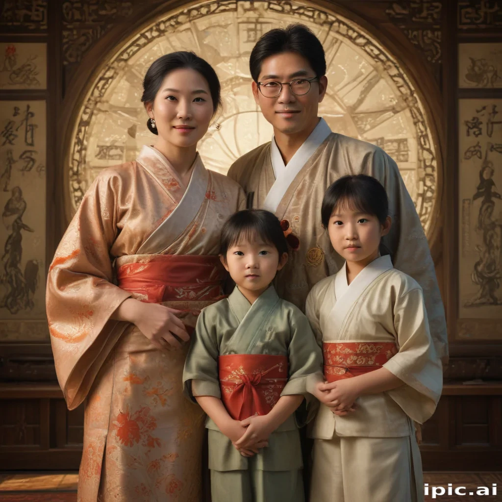 free use asian family