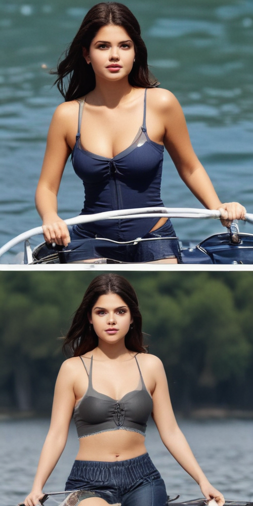 selena gomez boat pics