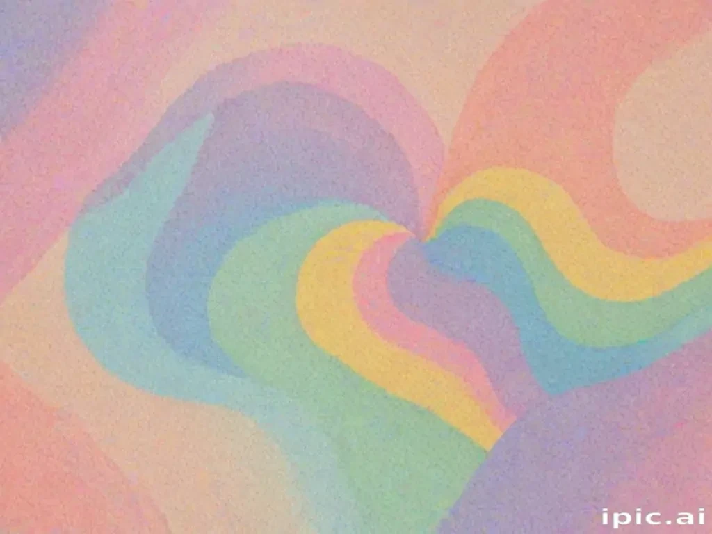 rainbow pastel