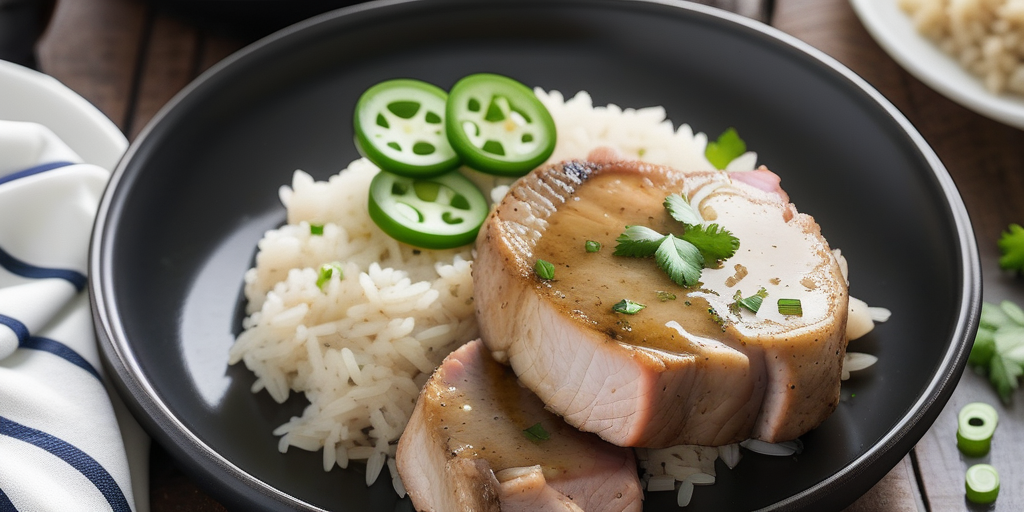 instant pot pork chops and rice
