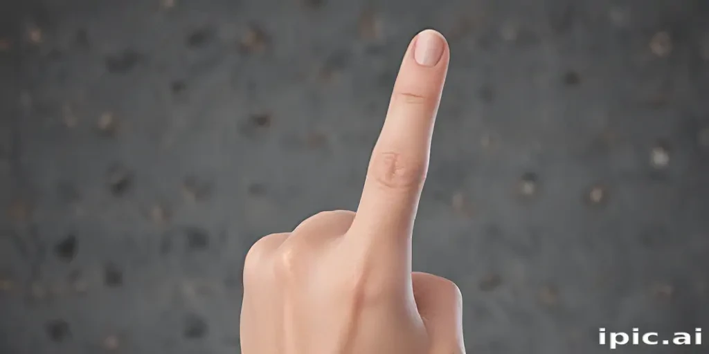 middle finger background