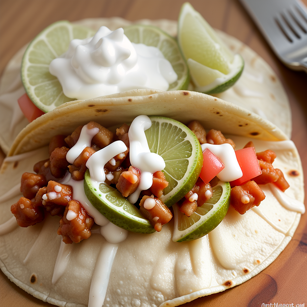 taco topper that may be infused with lime