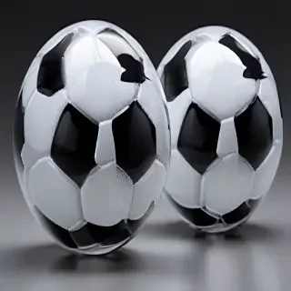 transparent soccer ball