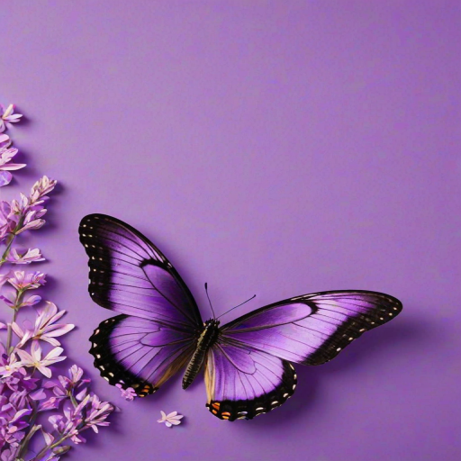 butterfly purple background