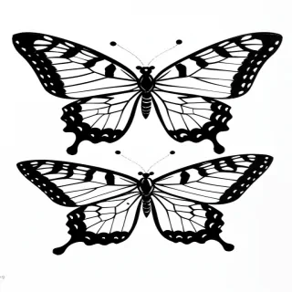 buterfly drawings
