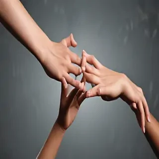 hands reaching out png