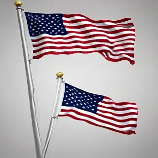 american flag waving png