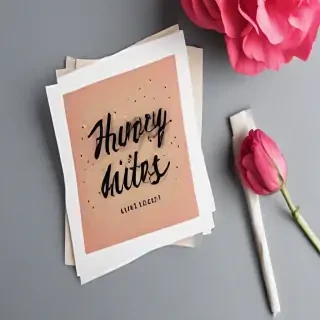 greeting card mockup