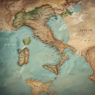 map of italy