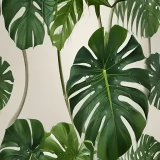 aesthetic monstera wallpaper