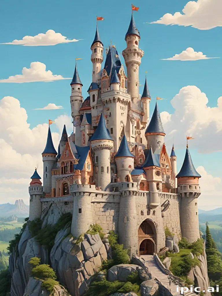 cartoon castle