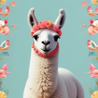 cute llama wallpaper