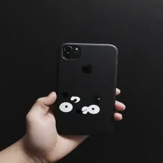 cute black iphone wallpaper