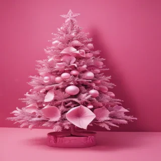 pink christmas background