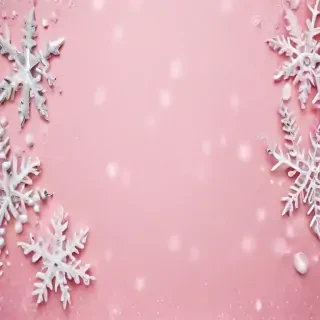 pink winter background