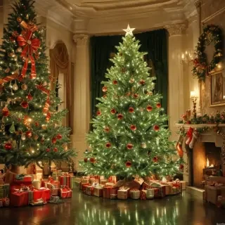 christmas wallpaper green