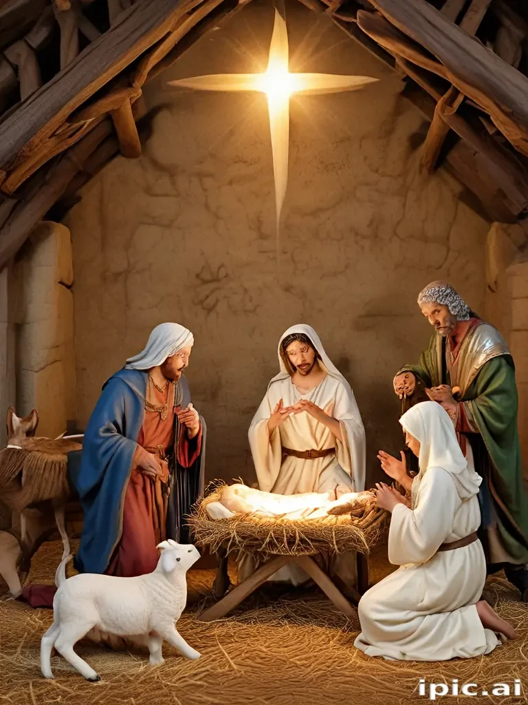 manger scene images free