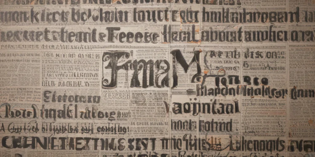 old newspaper background
