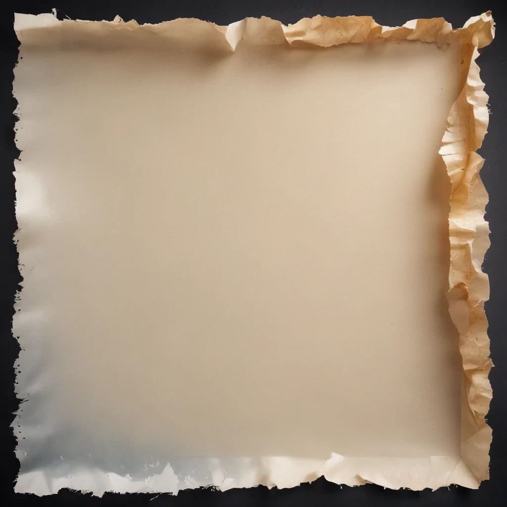 transparent background ripped paper