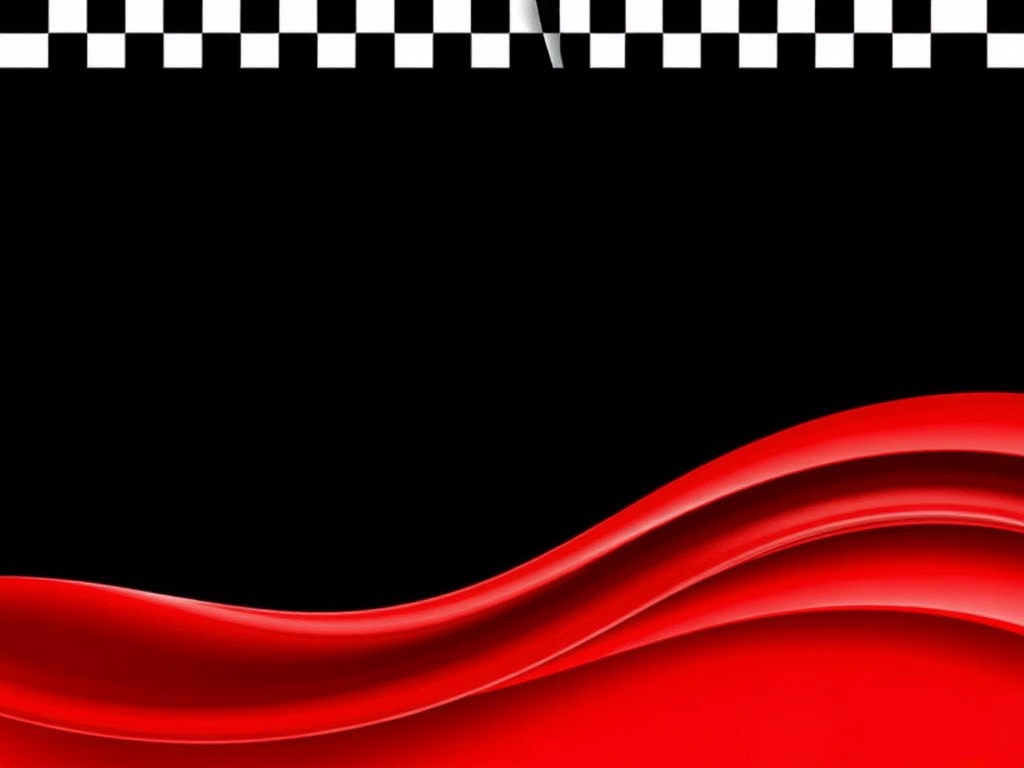 Create a vibrant graphic featuring a black and white checkered border at the top and a smooth red wave along the bottom, captured with a DSLR camera at f/4 aperture, 1/200 sec shutter speed, ISO 100, overhead view, in high resolution.