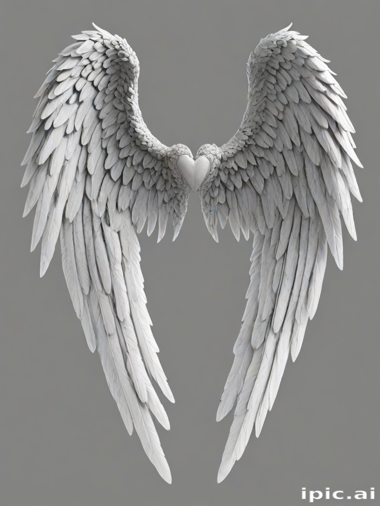 realistic angel wings png