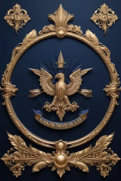navy background