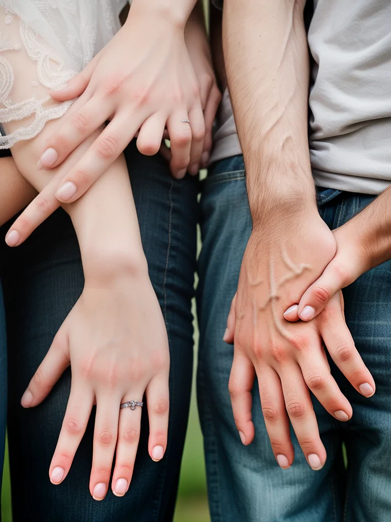 hands of couples