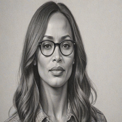 Sublime Dwayne Johnson, pencil sketch, portrait of Magnificent woman 1972s in glasses, hair style beatnik, outline, clear lines, fine lines, 8k
